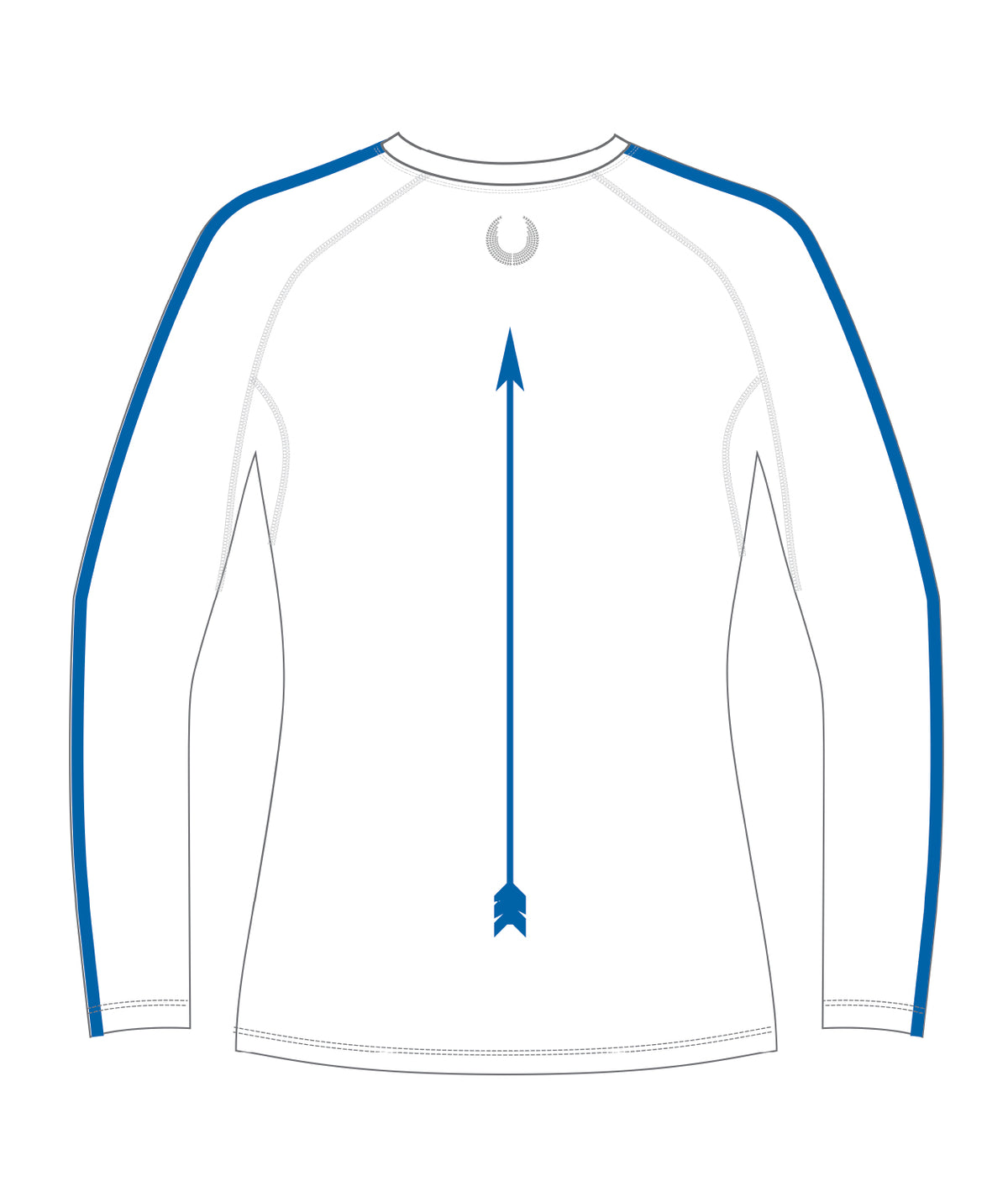 Women's Nottingham Rowing Club Base Layer LS - White
