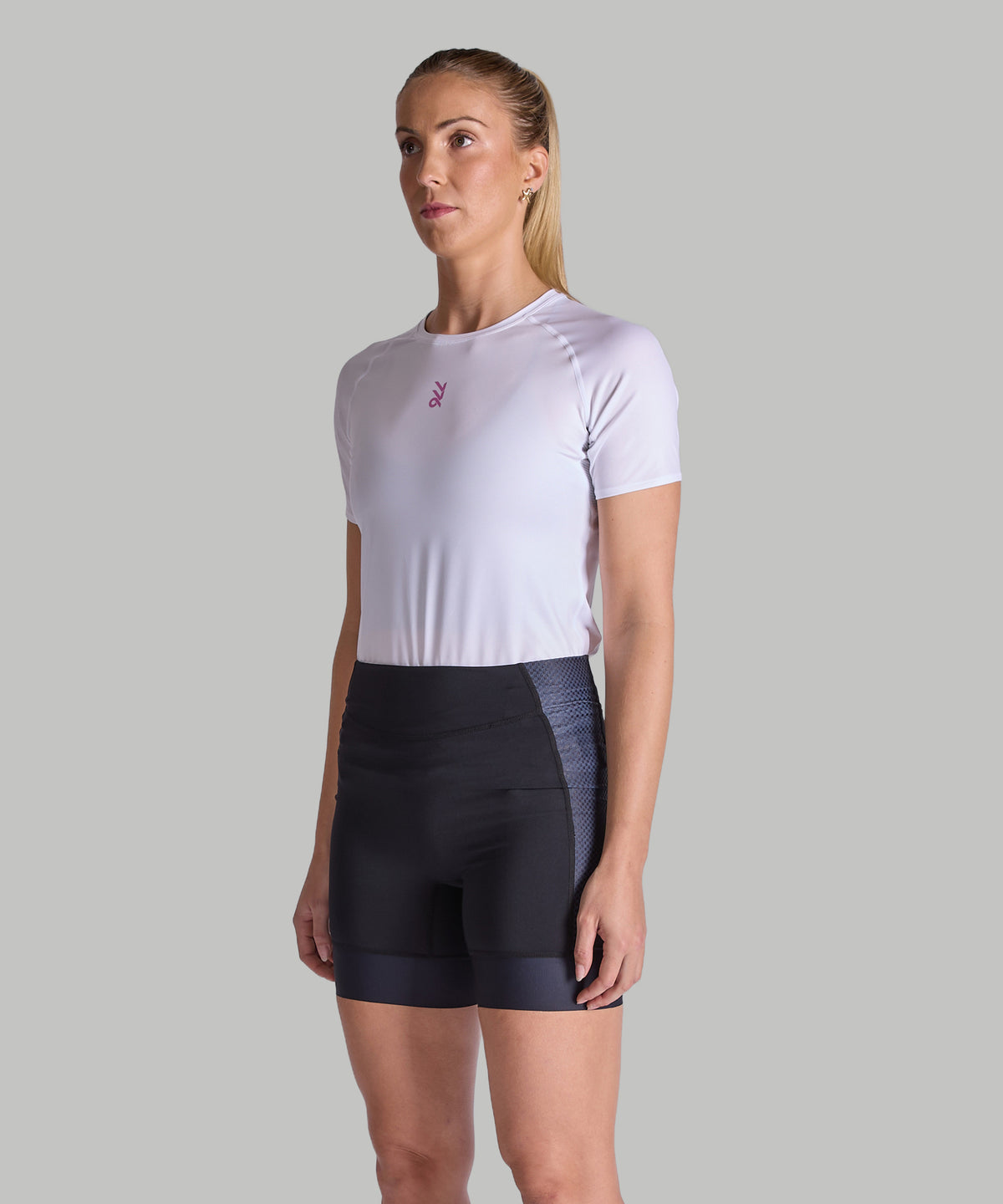 Women's 776BC Training T-Shirt SS - White/Endorphin