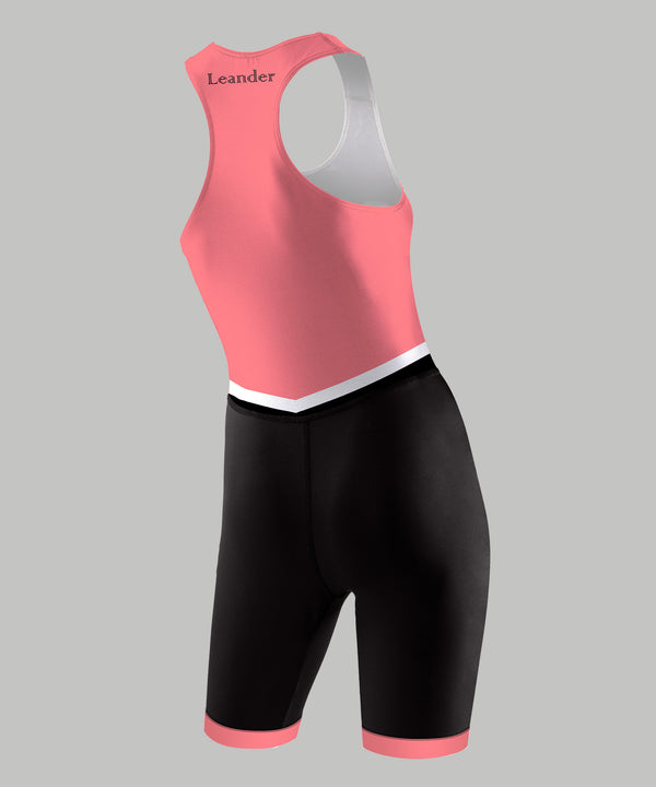 Women's Leander Athlete Kit Training Streamline Unisuit Leg Band - Black/Pink