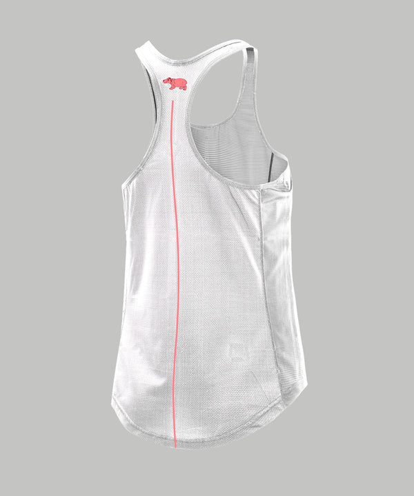 Women's Leander Athlete Kit Performance Tank - White