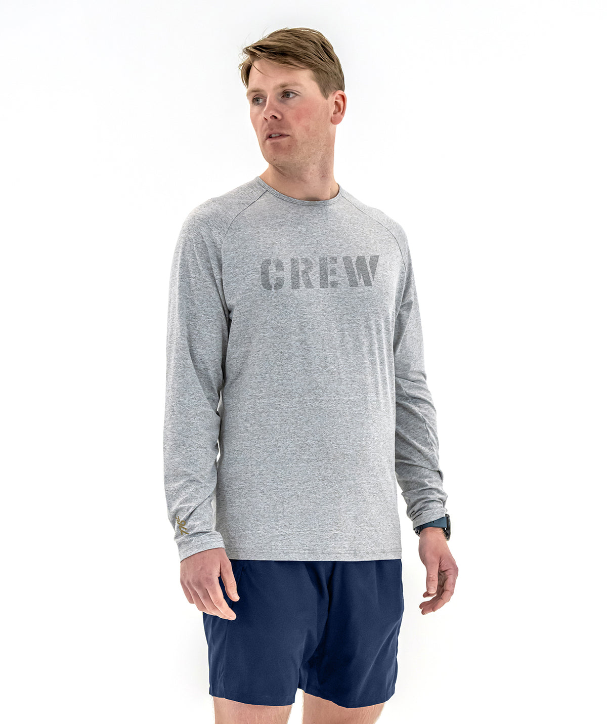 Men's 776BC x Boys in the Boat LS Active T-Shirt - Gray