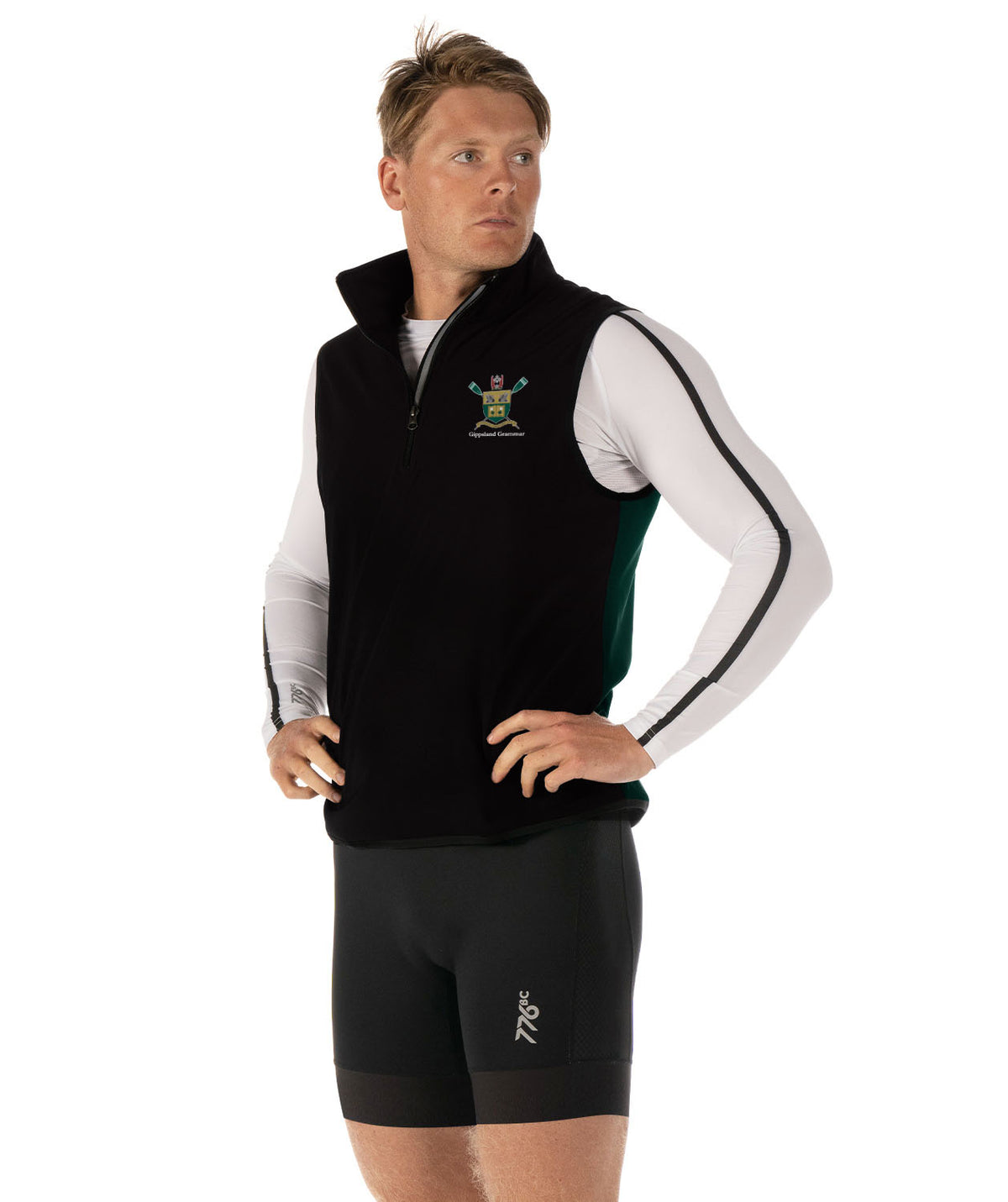 Men's Gippsland Grammar Stratus Vest - Black