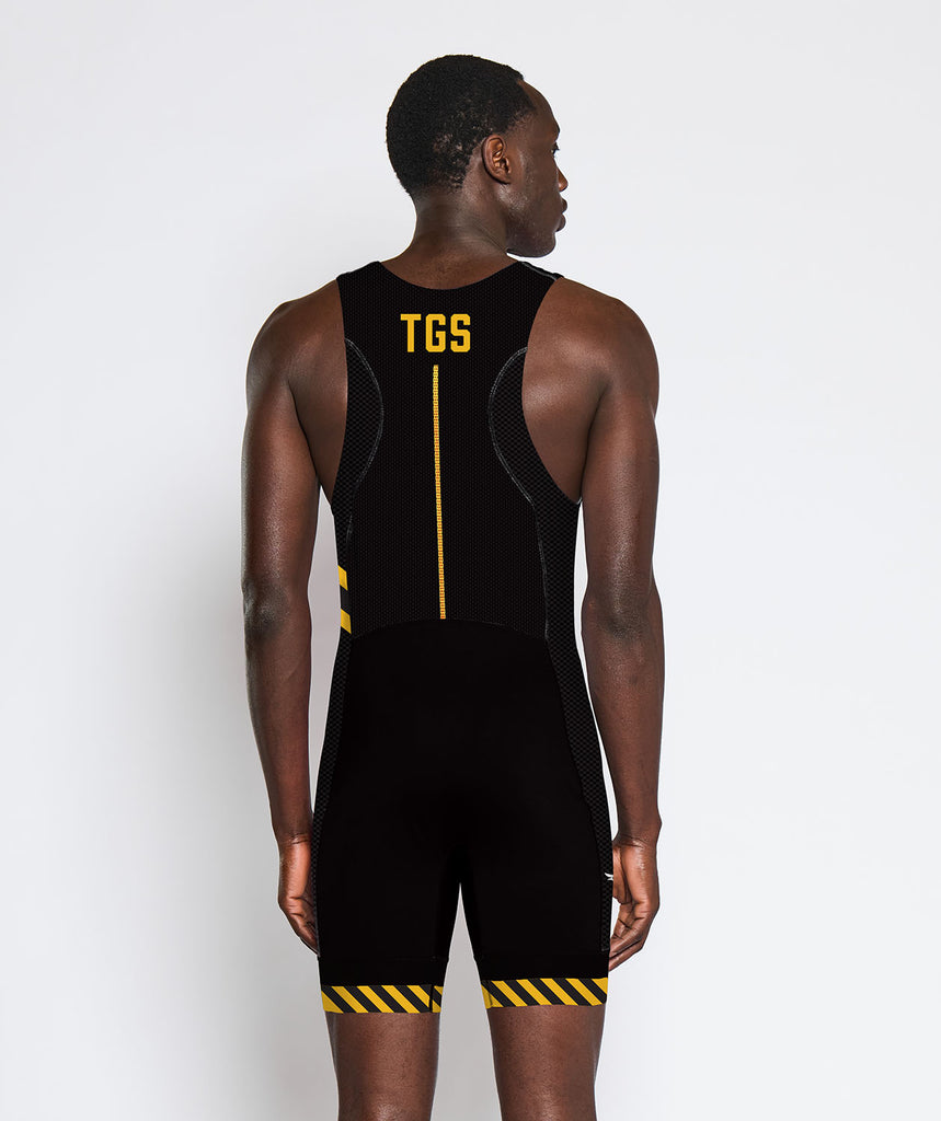 Men's Townsville Grammar Pro Unisuit - Black/Yellow