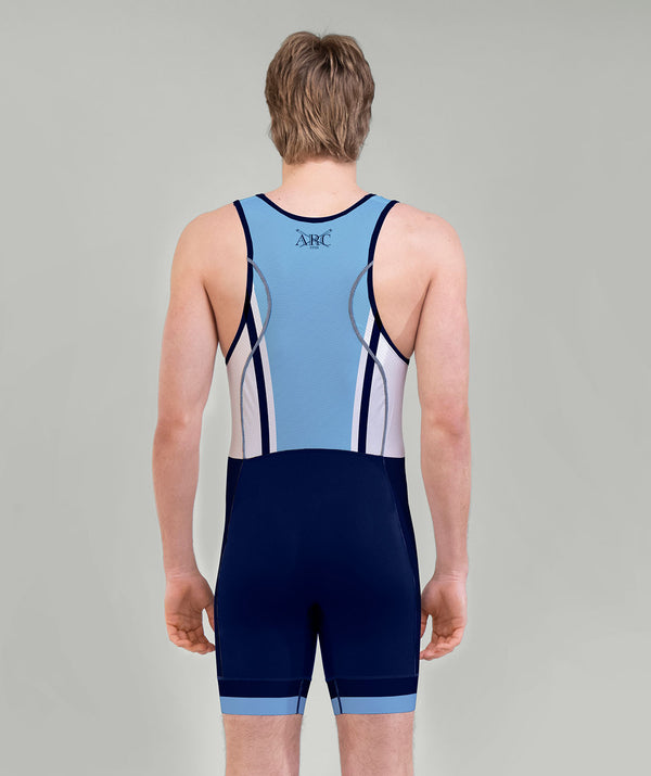 Men's Abbotsford Rowing Club Pro Unisuit - Blue/White