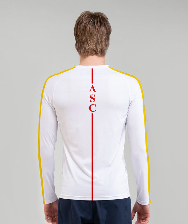 Men's Adelaide Sculling Club Base Layer LS - White