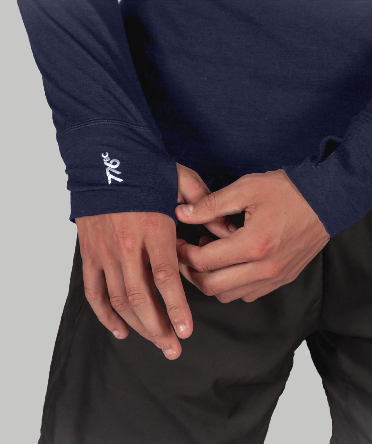 Men's Wreath Pro-Merino ¼ Zip - Navy