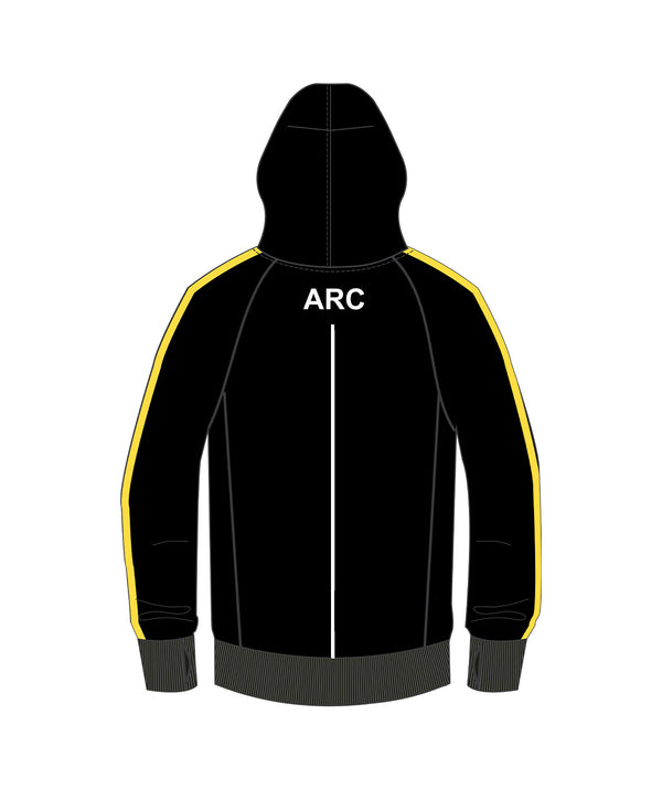 Women's Ashburton Rowing Club  Podium Jacket - Black/Yellow