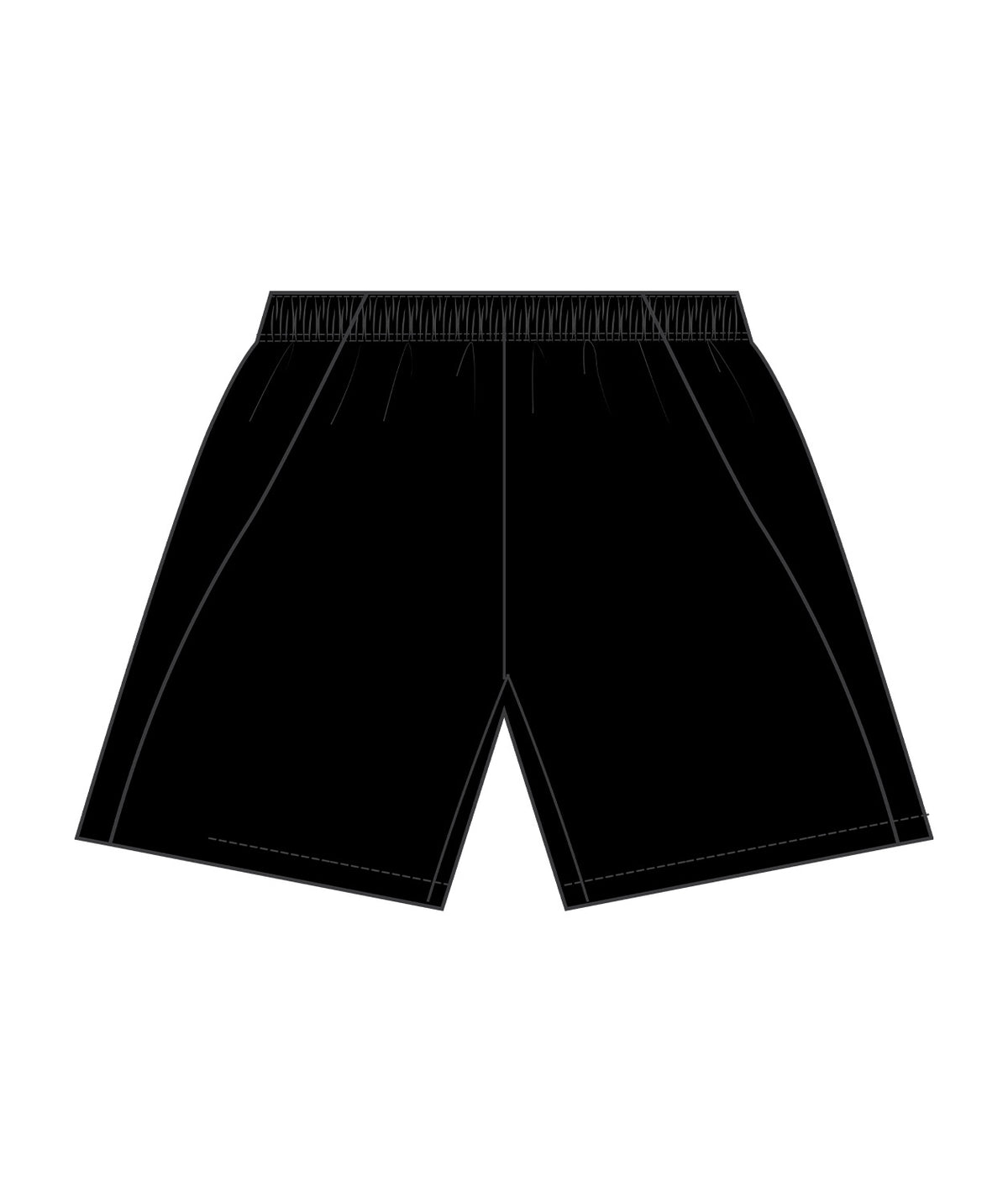 Men's Manly Warringah Kayak Club Gym Short - Black