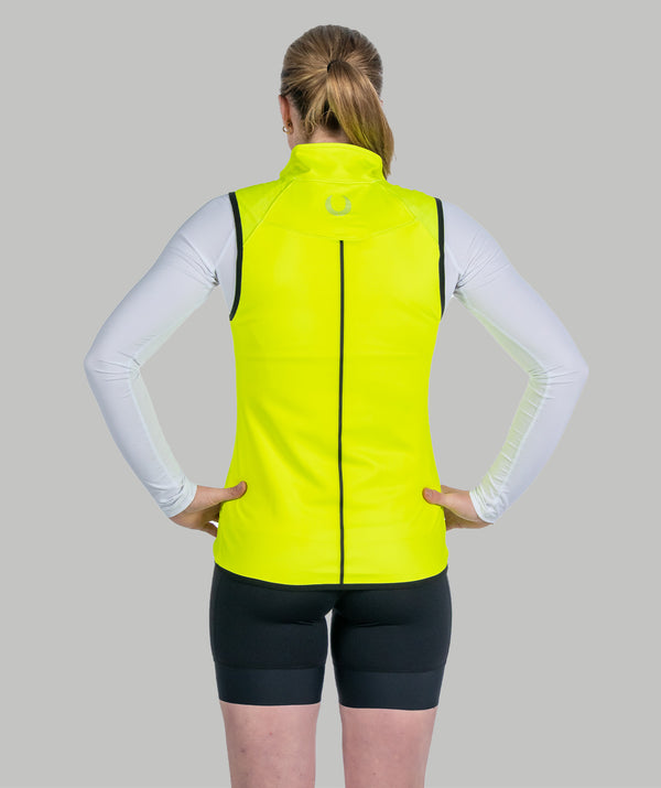 Women's Stratus Vest - Neon Yellow/Black