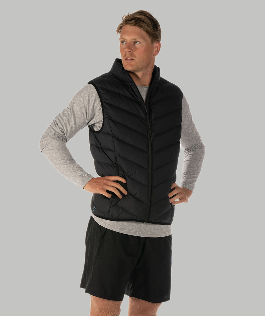 Men's Cumulus Puffer Vest - Black