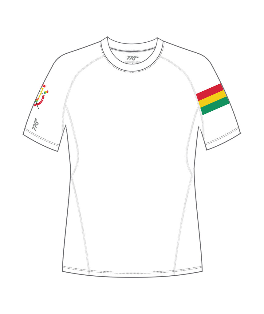 Men's Waikato Rowing Club Base Layer SS - White