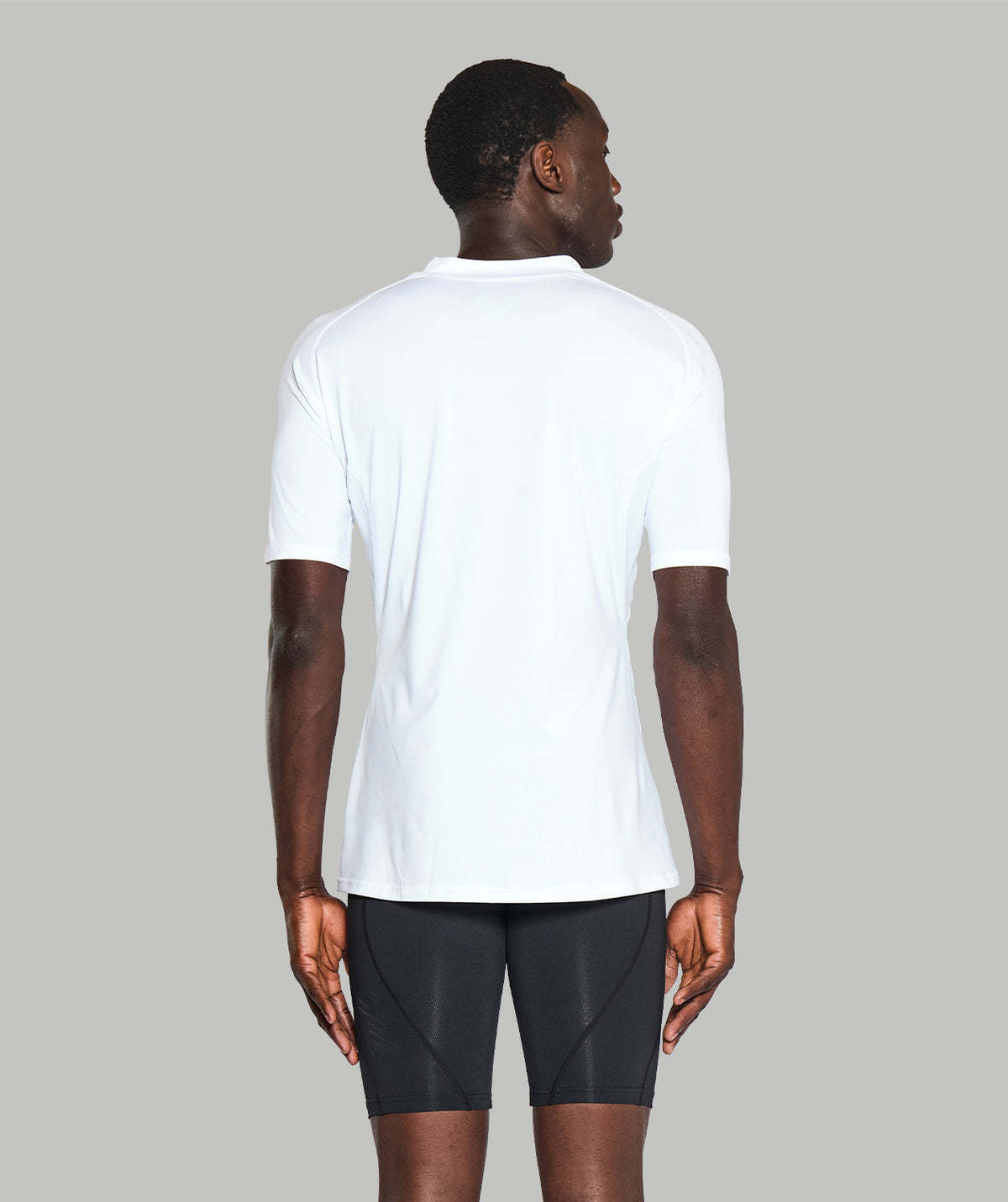 Men's Wreath Performance Base Layer SS - White