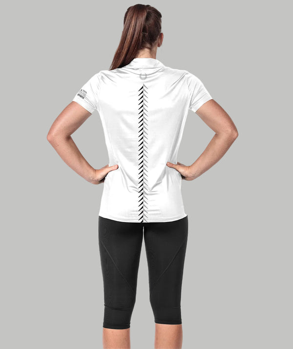 Women's Rowing NZ Supporter Polo - White