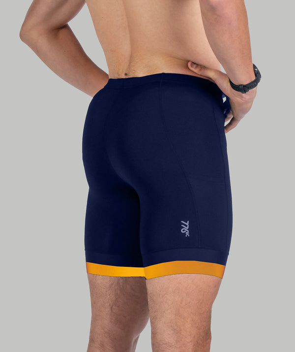 Men's Canberra Rowing Club Masters Pro Short - Navy/Yellow