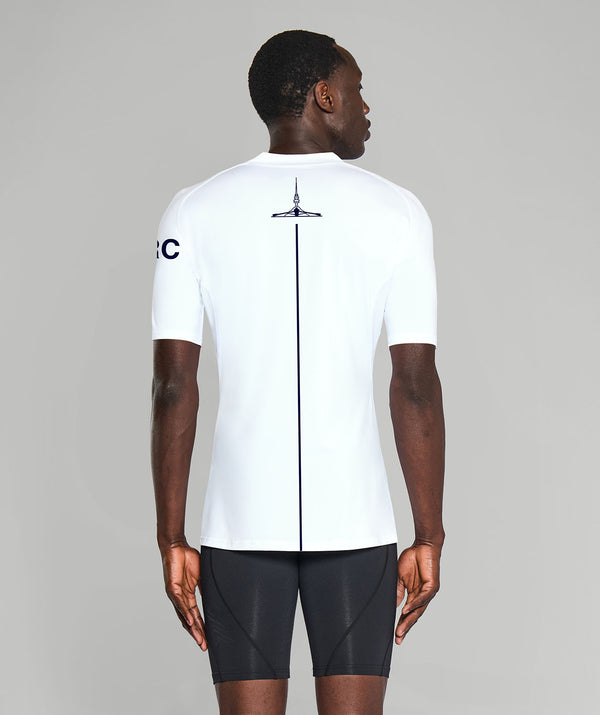 Men's Canberra Rowing Club Base Layer SS - White