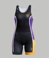 Women's Corio Bay Pro Unisuit - Black/Purple