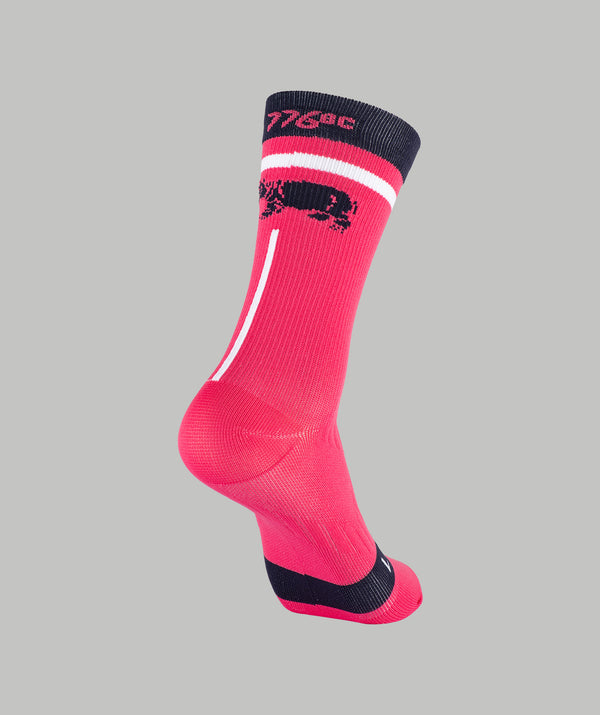 Icon Collection Leander Performance Socks - Pink/Navy