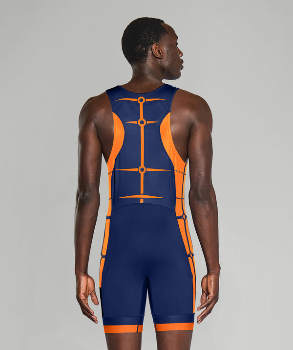 Men's Motion Pro Unisuit - Navy/Orange