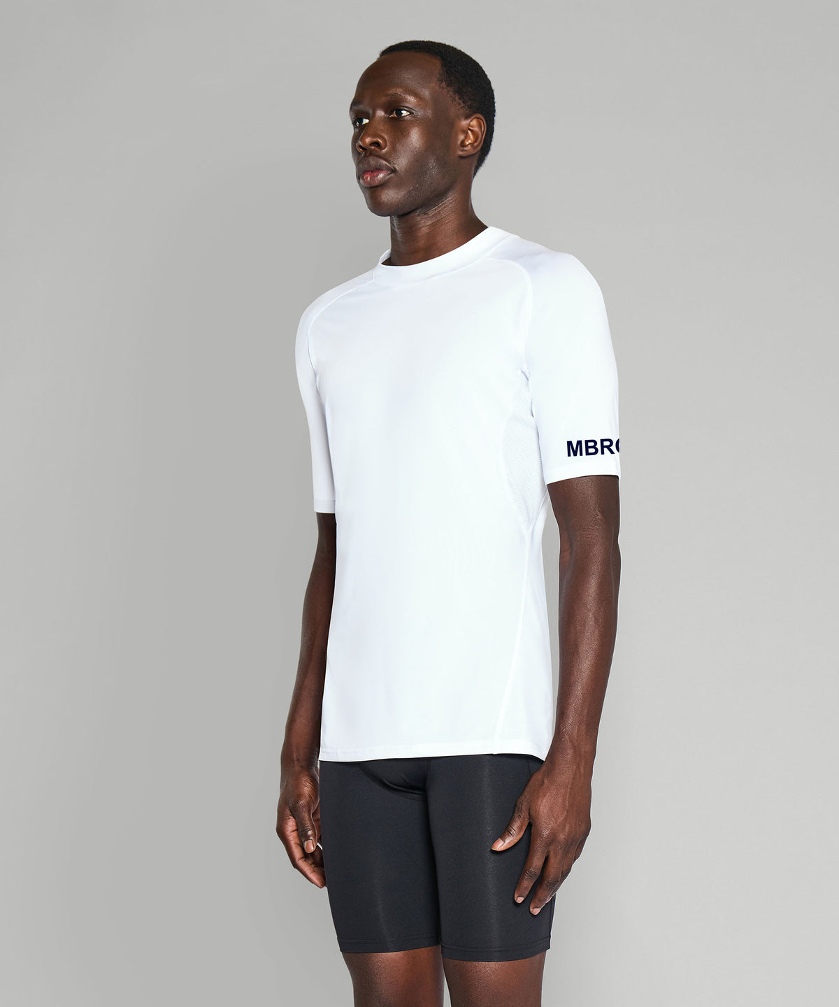 Men's Murray Bridge Rowing Club Base Layer SS - White