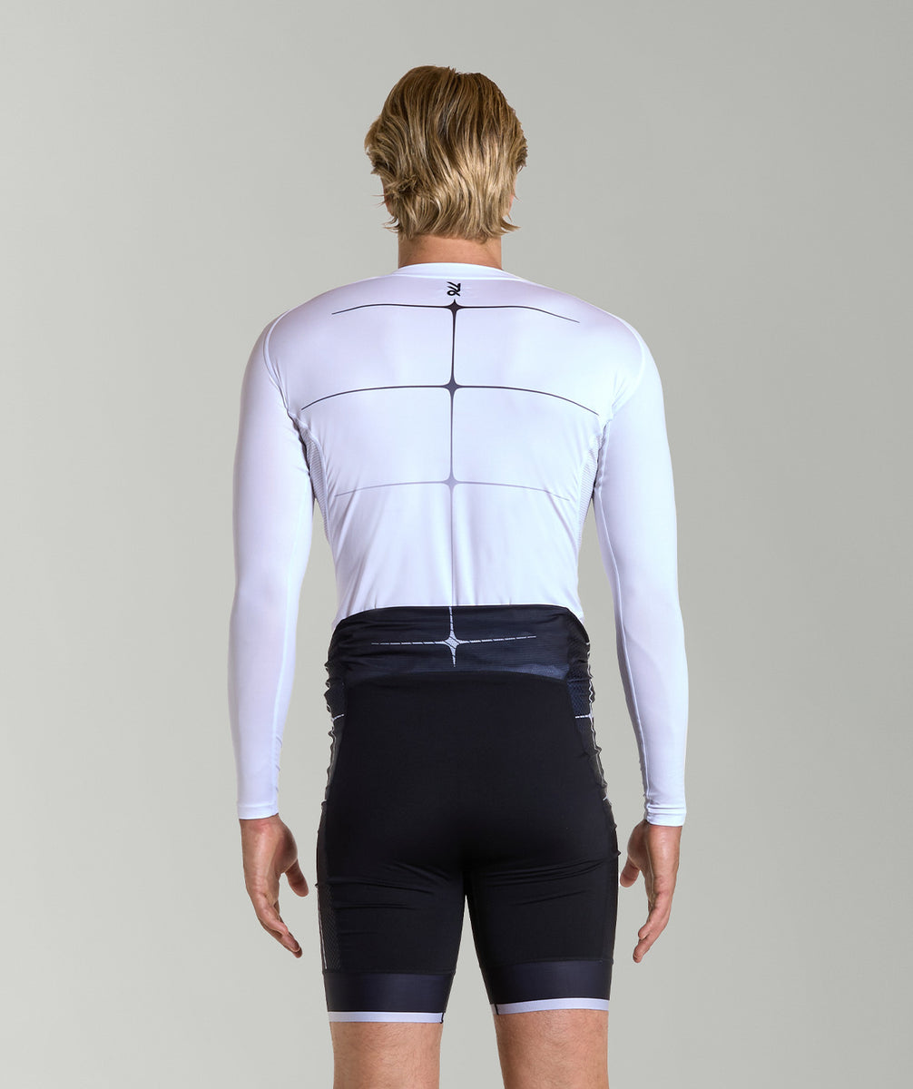 Men's Motion Pro Base Layer LS - White/Graphite – 776BC International ...