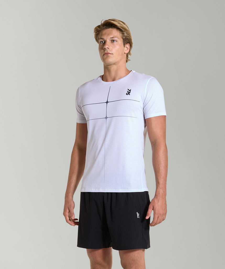 Men's Motion Pro Performance T-Shirt SS - White/Graphite