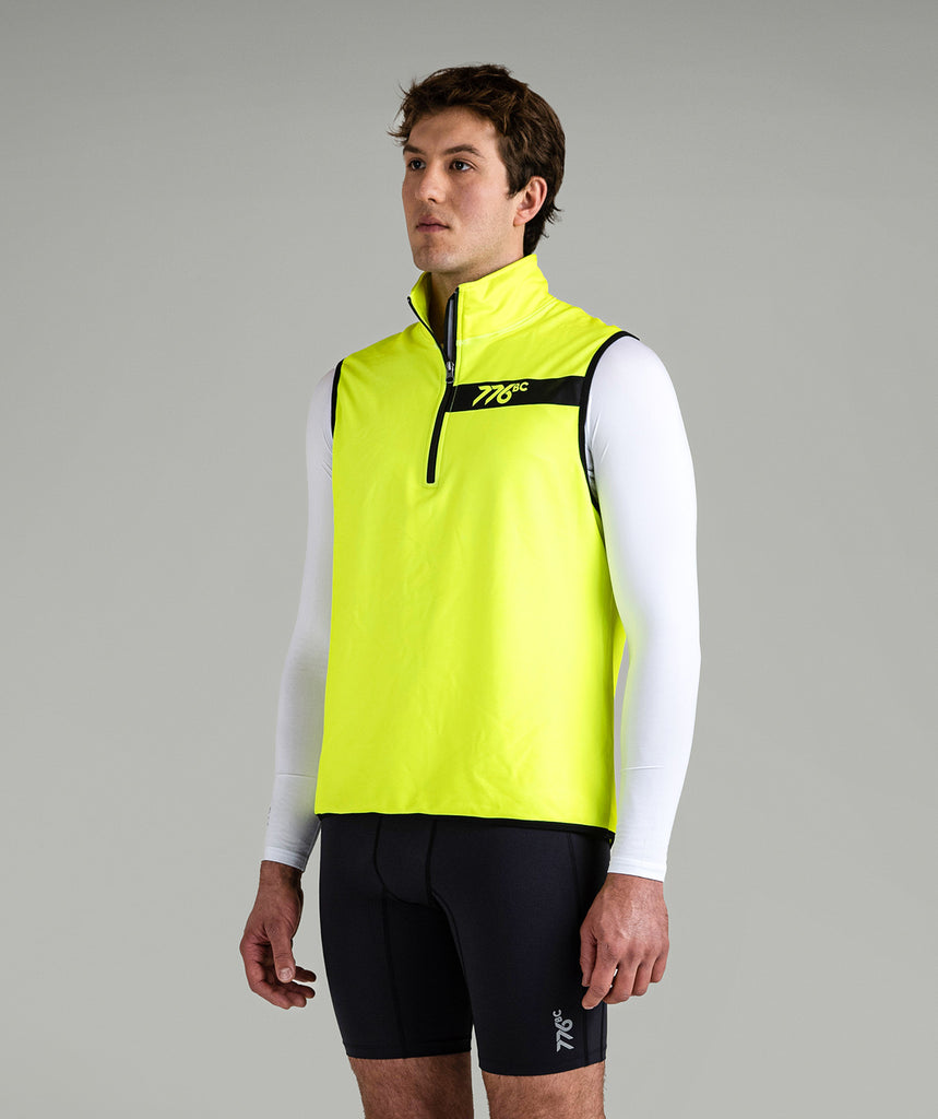 Men's Stratus Vest - Neon Yellow/Black