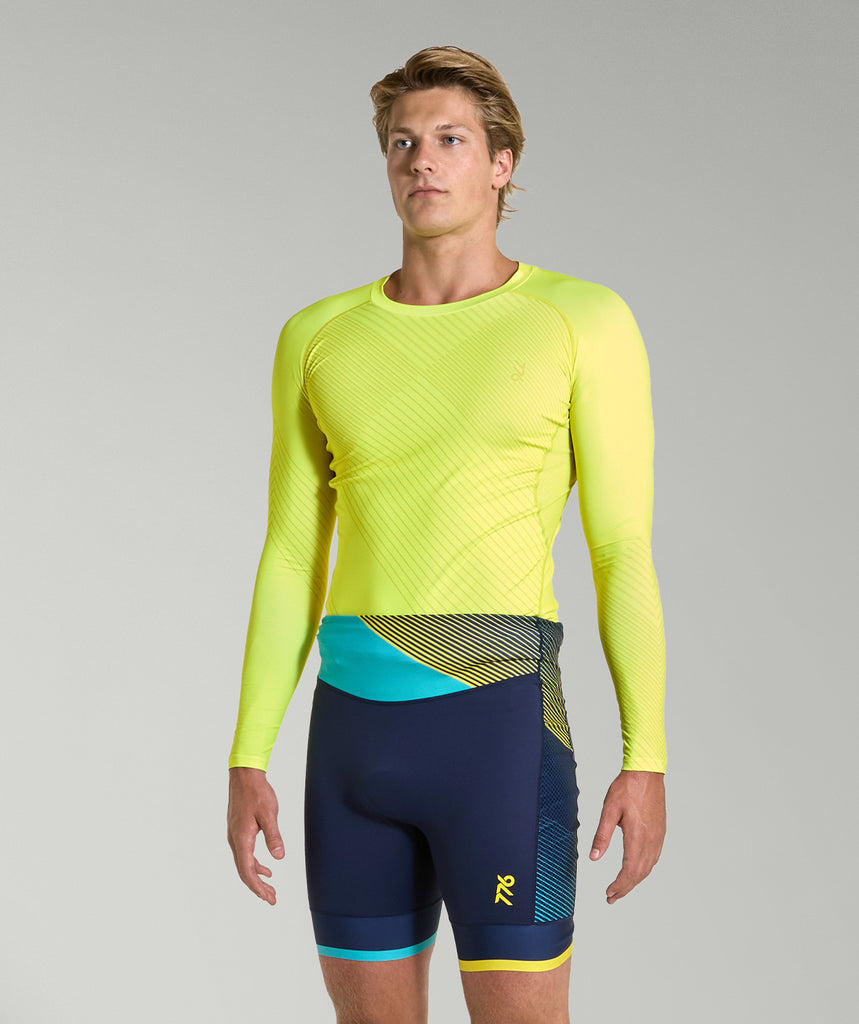 Men's Velocity Base Layer LS - Neon Yellow