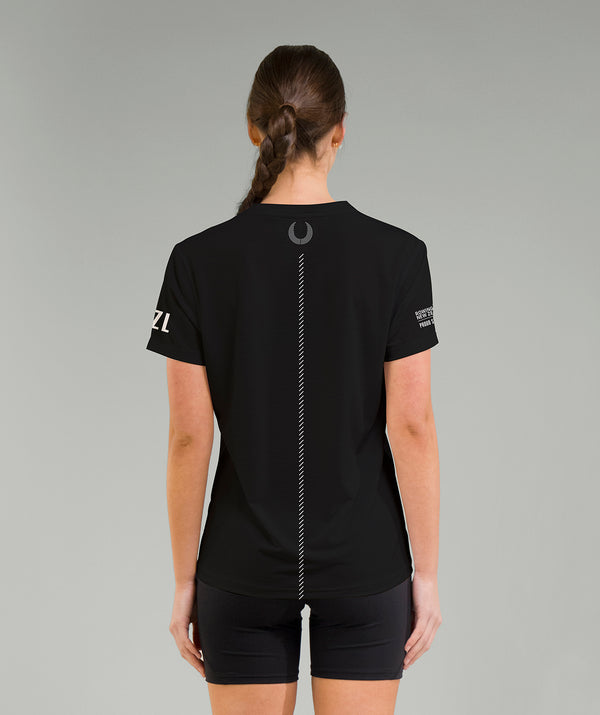 Women's 776BC x Rowing NZ Supporter Performance T-Shirt SS - Black