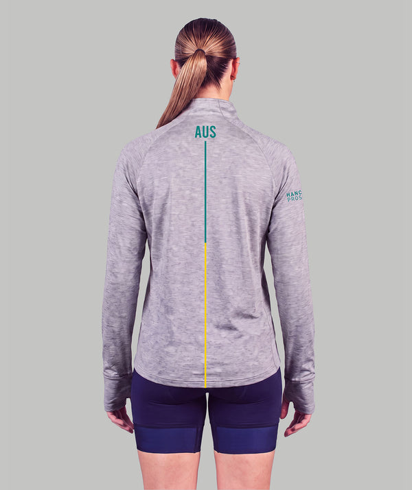 Women's 776BC X Rowing Australia Pro Tour 1/4 Zip LS - Marle