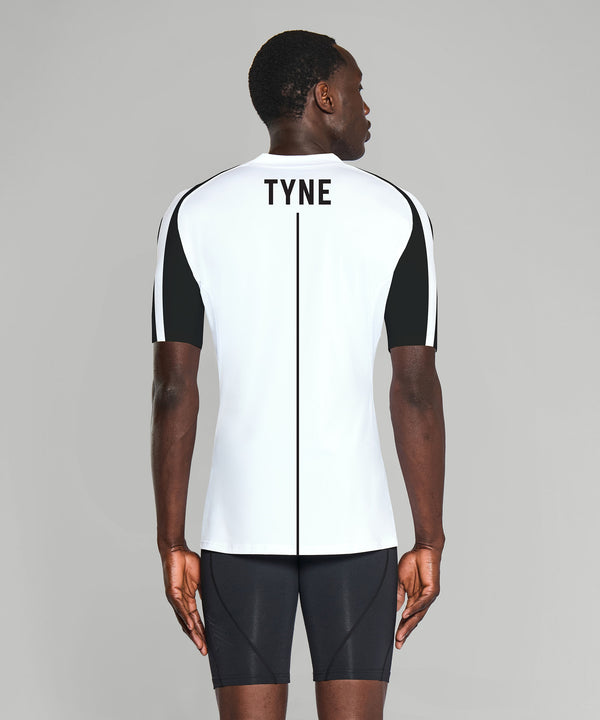 Men's Tyne Amateur Rowing Club Base Layer SS - White/Black