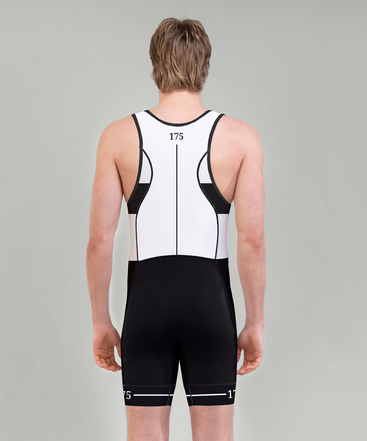 Men's Tyne Amateur Rowing Pro Unisuit - White/Black