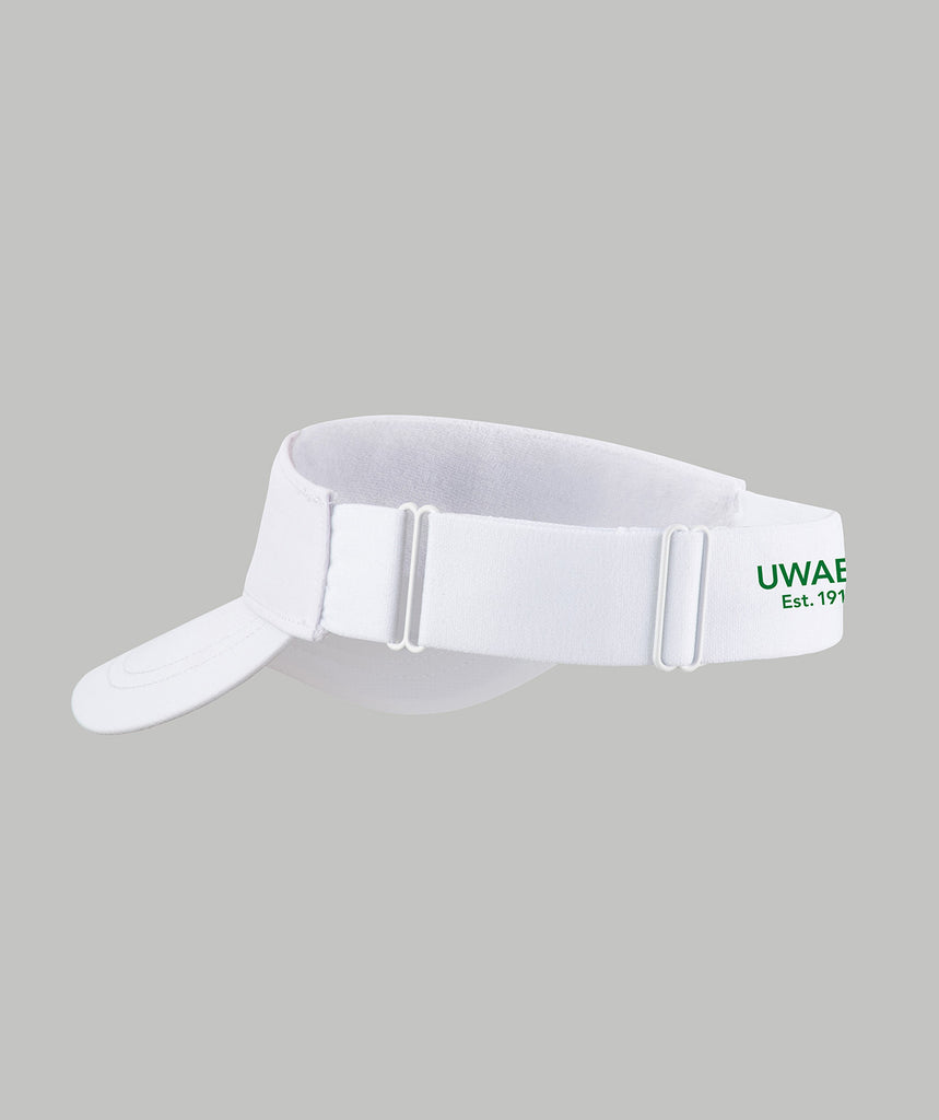 Unisex UWA Boat Club Performance Visor - White