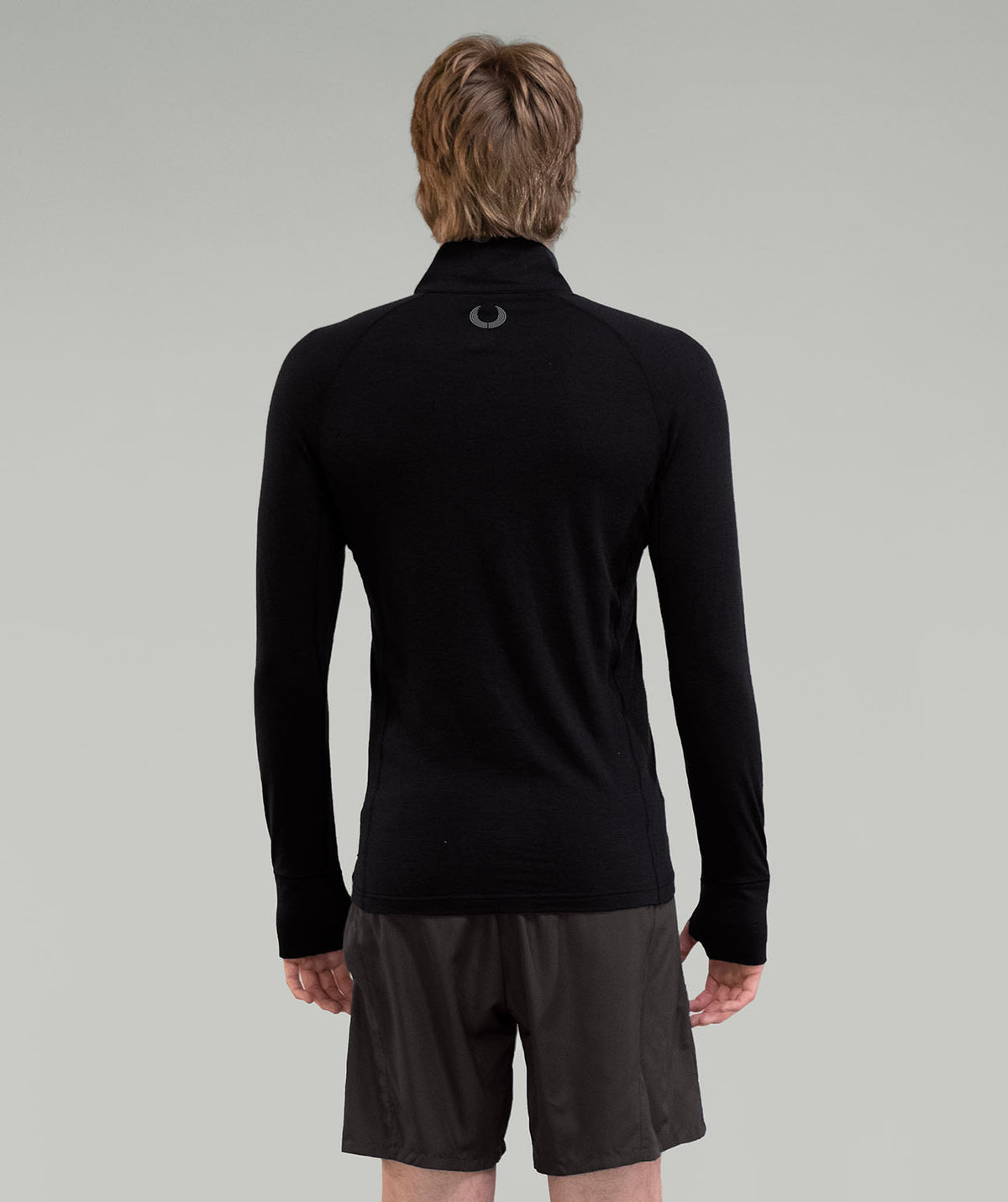 Men's Waikato Rowing Pro-Merino 1/4 Zip LS - Black