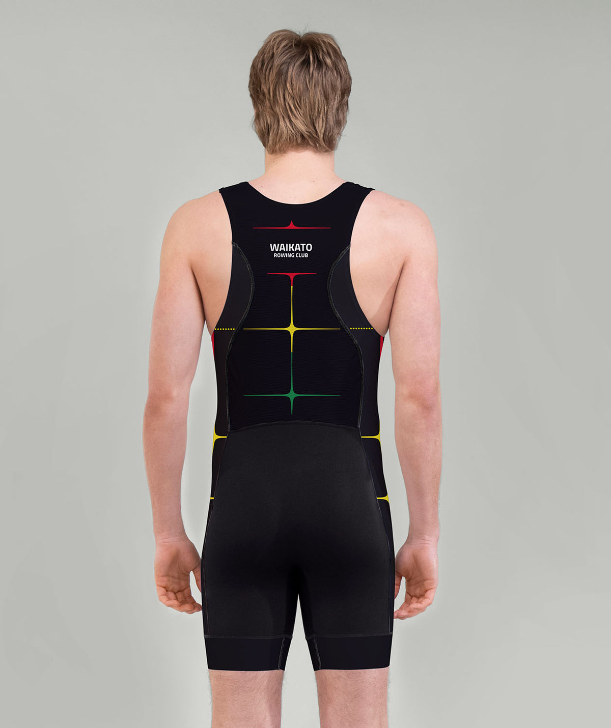 Men's Waikato Rowing Motion Pro Unisuit - Black/Multi