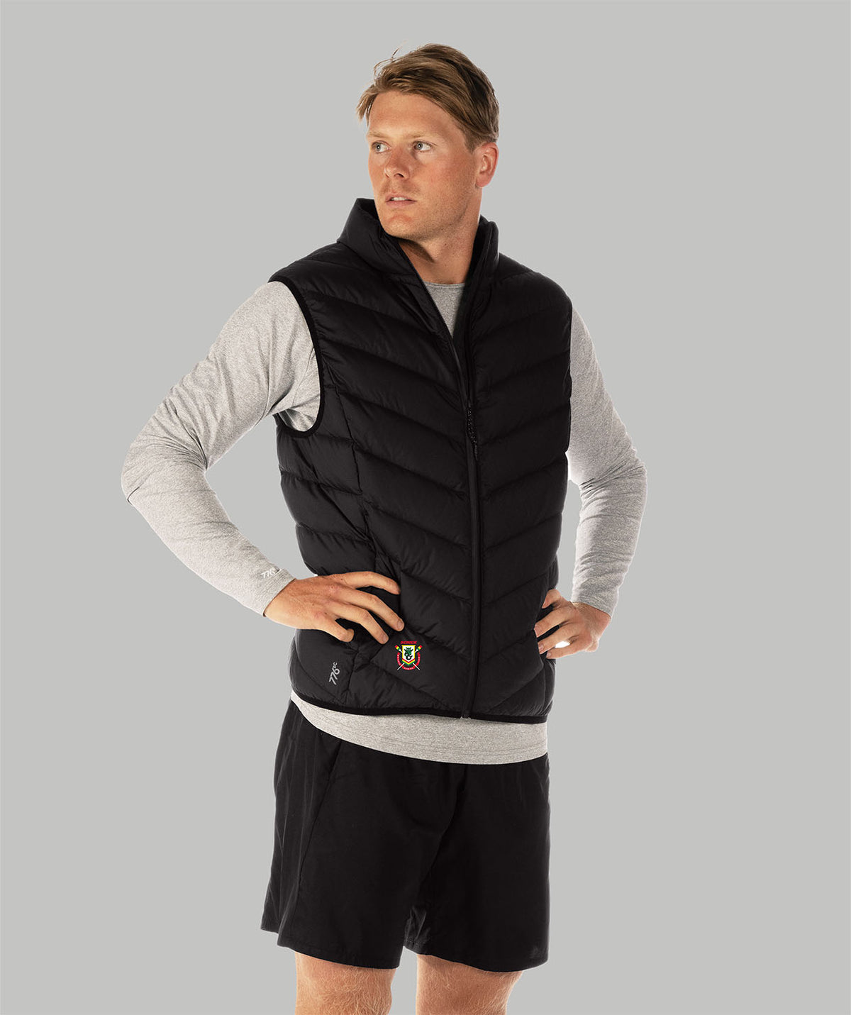 Men's Waikato Rowing Cumulus Puffer Vest - Black