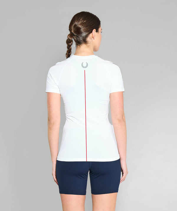 Women's Waikato Rowing Base Layer SS - White