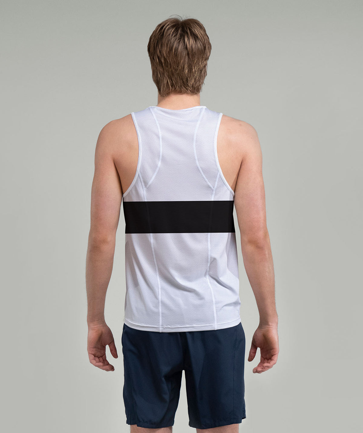 Men's Whakatane Rowing Club Performance Tank - White
