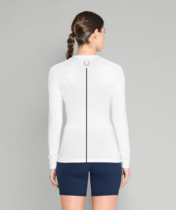 Women's Whakatane Rowing Club Base Layer LS - White