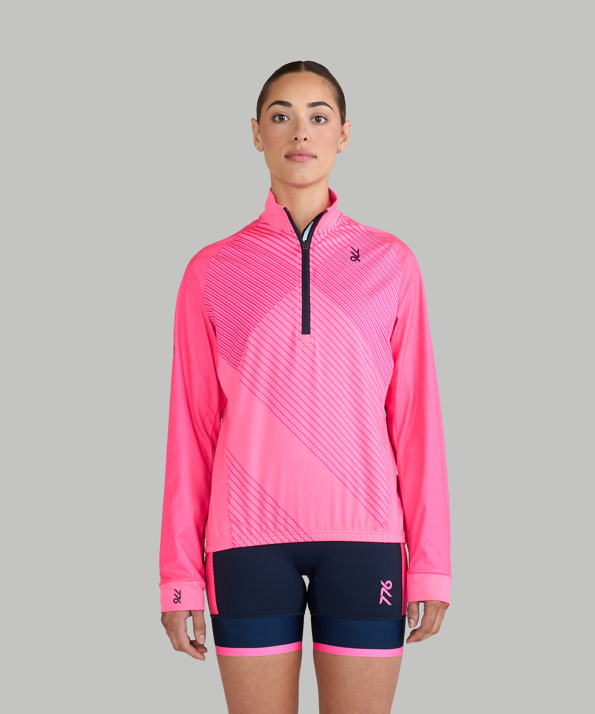 Women's 776BC Shield Jacket - Neon Pink/Navy