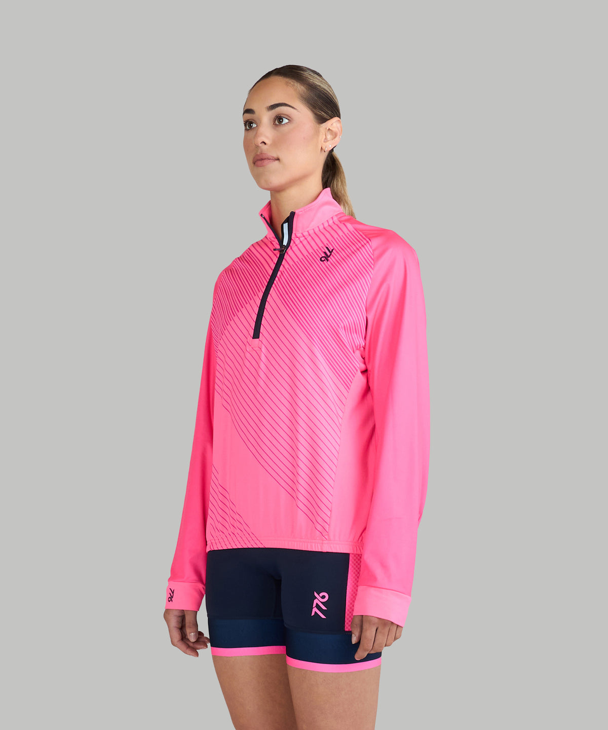 Women's 776BC Shield Jacket - Neon Pink/Navy