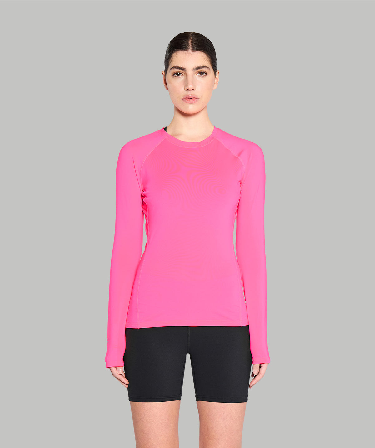 Women's Wreath Winter Base Layer LS - Neon Pink