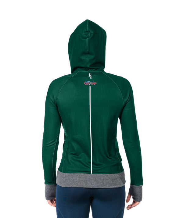 Women's Gippsland Grammar Full Zip Hoodie - Green