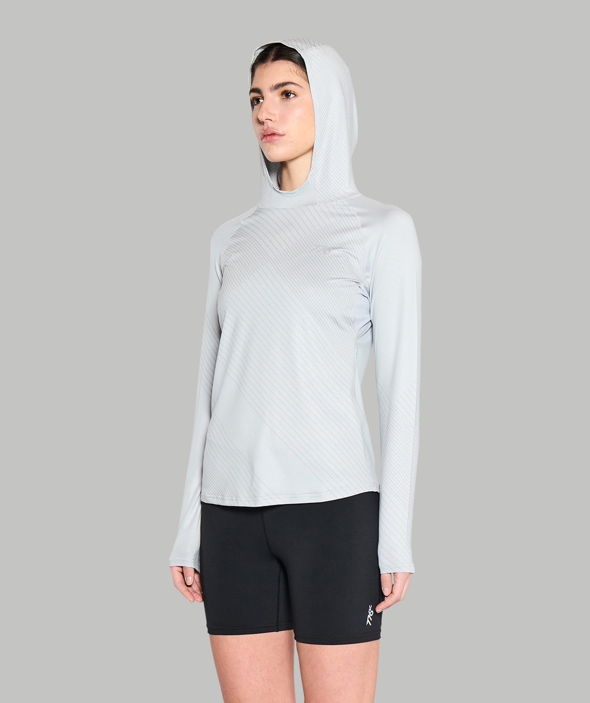 Women's Wreath Sun Hoodie - Graphic Gray