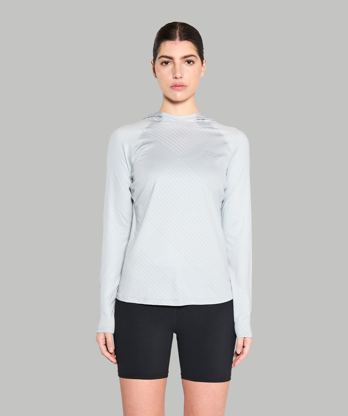 Women's Wreath Sun Hoodie - Graphic Gray