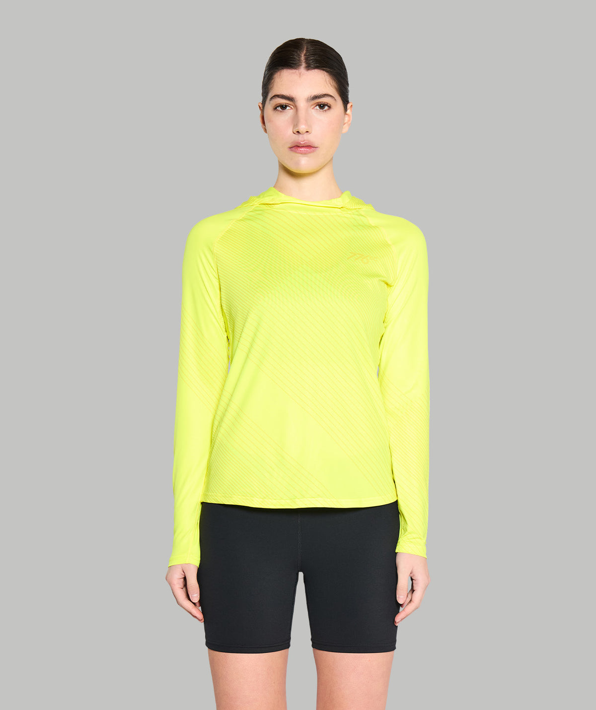 Women's Wreath Sun Hoodie - Graphic Neon Yellow