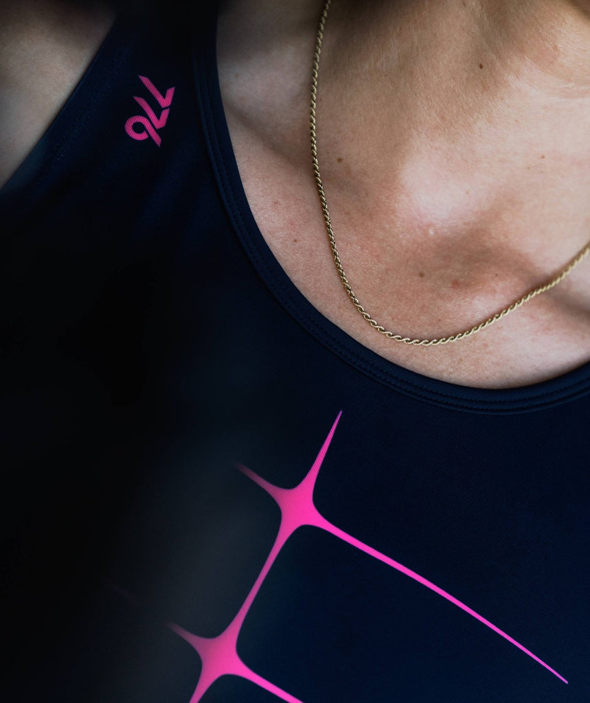 Women's 776BC Motion Aero Unisuit - Navy/Neon Pink
