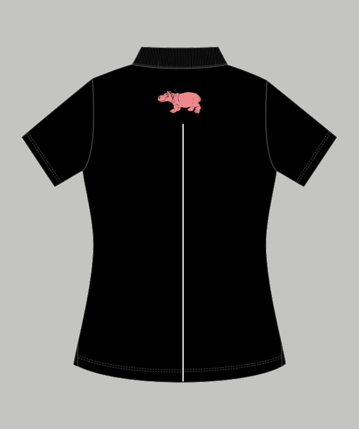 Women's Leander Athlete Kit Podium Polo SS - Black