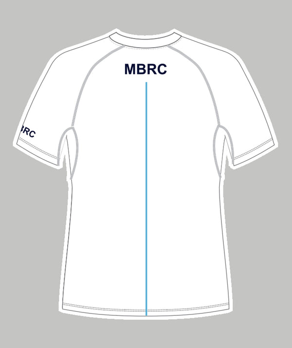 Men's Murray Bridge Rowing Club Base Layer SS - White