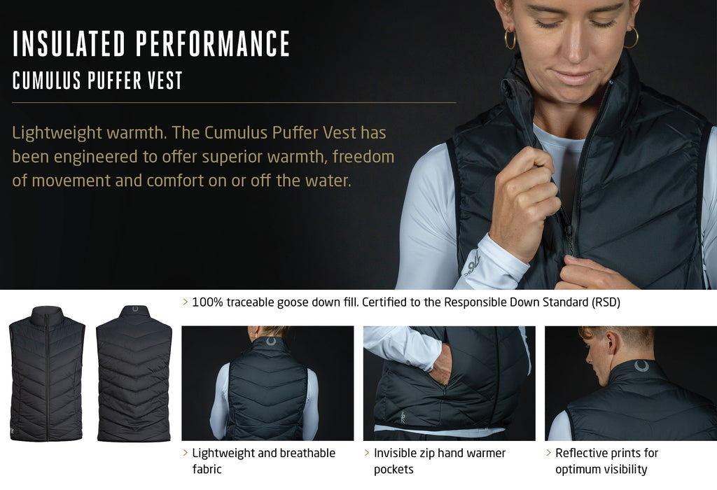 Men's Cumulus Puffer Vest - Navy