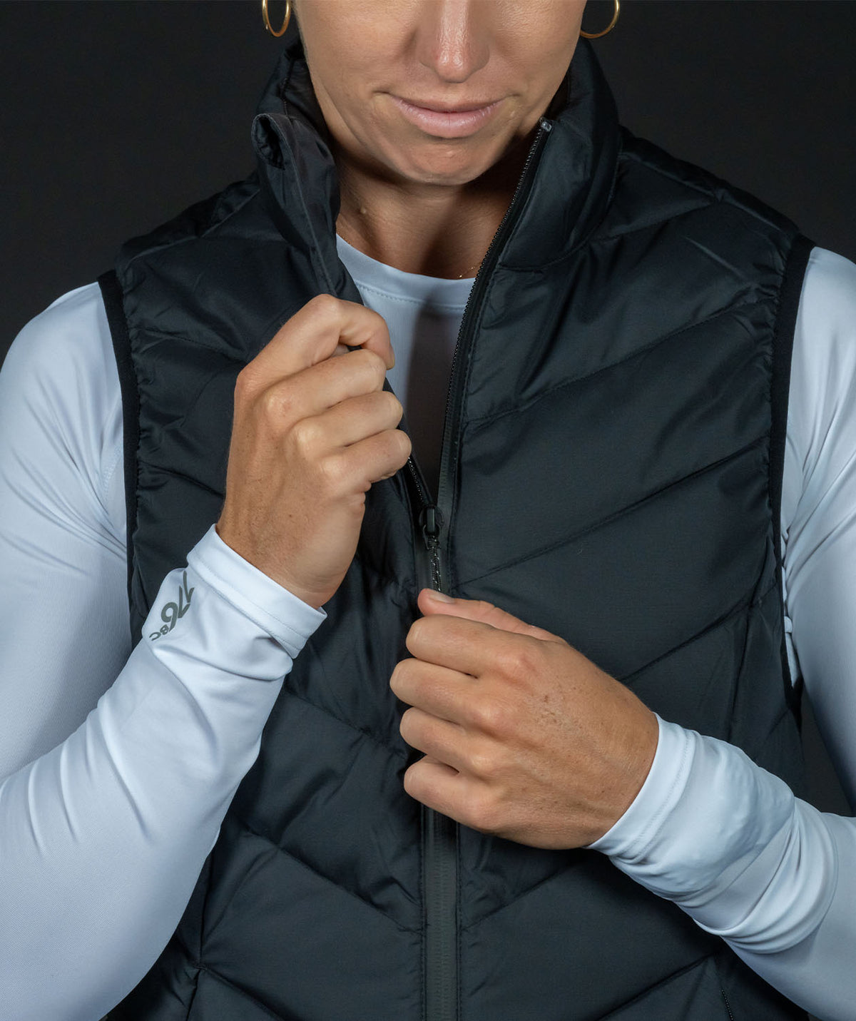 Women's Cumulus Puffer Vest - Black